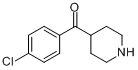 CAS:53220-41-0_4-(4-氯苯甲酰基)哌啶的分子结构