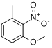 CAS:5345-42-6_3-甲基-2-硝基苯甲醚的分子结构