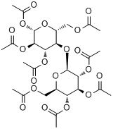 CAS:5346-90-7_D-(+)-纤维二糖八乙酸酯的分子结构