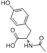 CAS:537-55-3_N-乙酰-L-酪氨酸的分子结构