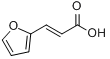 CAS:539-47-9_2-呋喃丙烯酸的分子结构