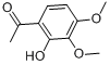CAS:5396-18-9_2-羟基-3,4-二甲氧基苯乙酮的分子结构