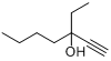 CAS:5396-61-2_3-乙基-1-庚炔-3-醇的分子结构