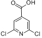 CAS:5398-44-7_2,6-二氯异烟酸的分子结构