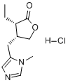 CAS:54-71-7_盐酸毛果芸香碱的分子结构