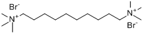 CAS:541-22-0_N,N,N,N',N',N'-六甲基-二溴化-1,10-癸铵的分子结构