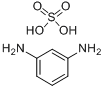 CAS:541-70-8_1,3-苯二胺硫酸盐的分子结构