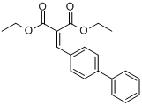 CAS:54241-17-7_1,1'-联苯-4-基-亚甲基丙二酸二乙酯的分子结构