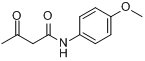 CAS:5437-98-9_乙酰基乙酰对甲氧基苯胺的分子结构