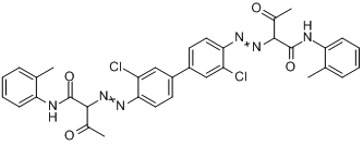 CAS:5468-75-7_颜料黄14的分子结构