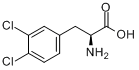 CAS:5472-67-3_3,4-二氯苯丙氨酸的分子结构