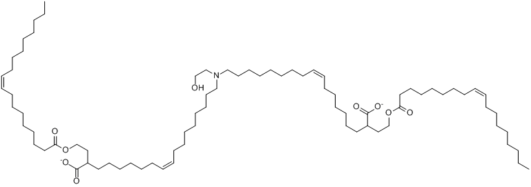 CAS:54999-00-7_油酸三乙醇胺酯的分子结构