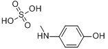 CAS:55-55-0_4-甲氨基苯酚硫酸盐的分子结构