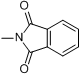 CAS:550-44-7_N-甲基邻苯二甲酰亚胺的分子结构