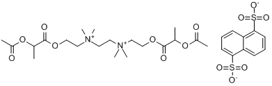 CAS:55077-30-0_萘二磺酸乙乳胆铵的分子结构