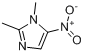 CAS:551-92-8_二甲硝咪唑的分子结构