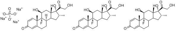 CAS:55203-24-2_地塞米松磷酸钠的分子结构