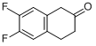 CAS:552321-02-5_6,7-二氟-3,4-二氢-1H-2-萘酮的分子结构