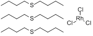 CAS:55425-73-5_三硫丁醚三氯化铑的分子结构