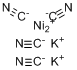 CAS:55465-44-6_氰化镍钾的分子结构