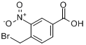 CAS:55715-03-2_4-溴甲基-3-硝基苯甲酸的分子结构