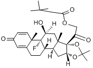 CAS:5611-51-8_己曲安奈德的分子结构