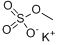 CAS:562-54-9_硫酸甲酯钾的分子结构