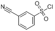 CAS:56542-67-7_3-氰基苯磺酰氯的分子结构