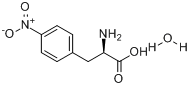 CAS:56613-61-7_4-硝基-D-苯丙氨酸(一水物)的分子结构