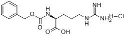CAS:56672-63-0_Cbz-L-精氨酸盐酸盐的分子结构