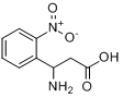 CAS:5678-48-8_3-氨基-3-(2-硝基苯基)丙酸的分子结构