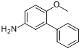 CAS:56970-26-4_3-苯基-4-甲氧基苯胺的分子结构