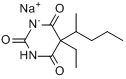CAS:57-33-0_戊巴比妥钠的分子结构