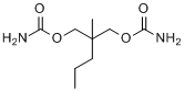 CAS:57-53-4_甲丙氨酯的分子结构