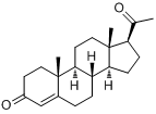 CAS:57-83-0_孕酮的分子结构