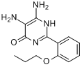 CAS:57075-34-0_5,6-二氨基-2-(2-丙氧苯基)-4(1H)-嘧啶酮的分子结构