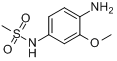CAS:57165-06-7_N-(4-氨基-3-甲氧基苯基)甲磺酰胺的分子结构