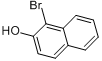 CAS:573-97-7_1-溴-2-萘酚的分子结构