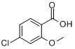 CAS:57479-70-6_4-氯-2-甲氧基苯甲酸的分子结构