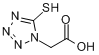 CAS:57658-36-3_5-巯基-1H-四氮唑-1-乙酸的分子结构