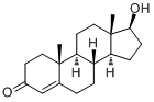 CAS:58-22-0_睾酮的分子结构