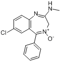 CAS:58-25-3_氯氮卓的分子结构