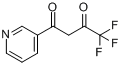 CAS:582-73-0_4,4,4-三氟-1-(吡啶-3-基)-1,3-丁二酮的分子结构