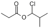 CAS:58304-65-7_丙酸-1-氯异丁酯的分子结构