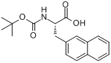 CAS:58438-04-3_Boc-3-(2-萘基)-L-丙氨酸的分子结构