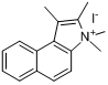 CAS:58464-25-8_1,1,2,3-四甲基-1H-苯并[e]吲哚�f碘化物的分子结构