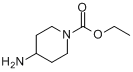 CAS:58859-46-4_4-氨基-1-哌啶甲酸乙酯的分子结构