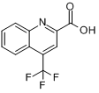 CAS:588702-67-4_4-三氟甲基喹啉-2-羧酸的分子结构