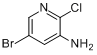 CAS:588729-99-1_2-氯-3-氨基-5-溴吡啶的分子结构