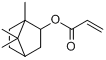 CAS:5888-33-5_丙烯酸异冰片酯的分子结构